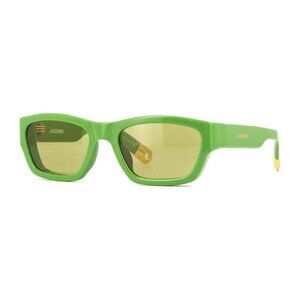 NEW JACQUEMUS SUNGLASSES, GREEN UNISEX EYEWEAR JACQUEMUS MERIDIANO JAC/9 C3